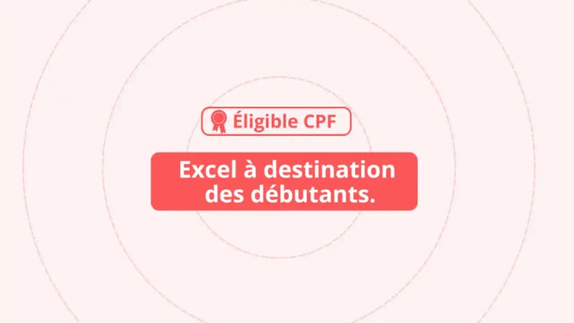Excel à destination des débutants